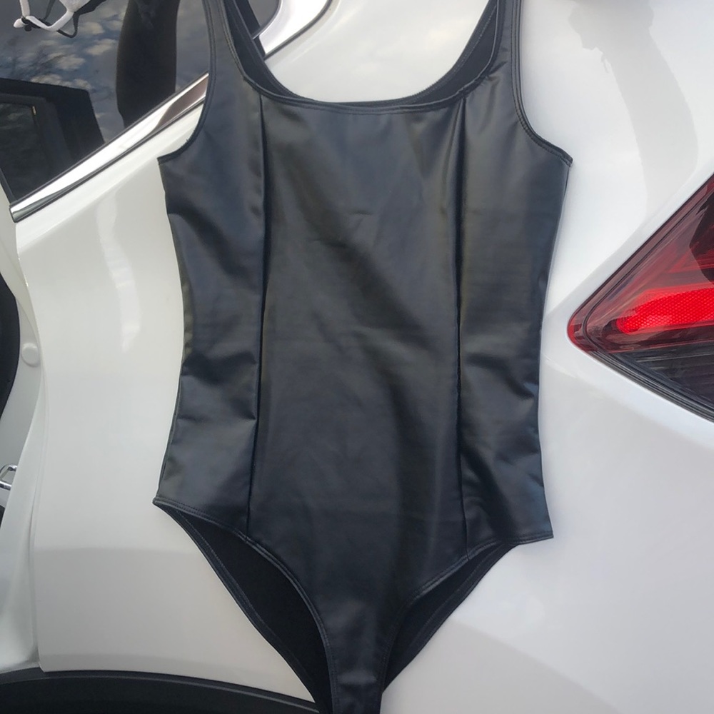Black Latex body suit